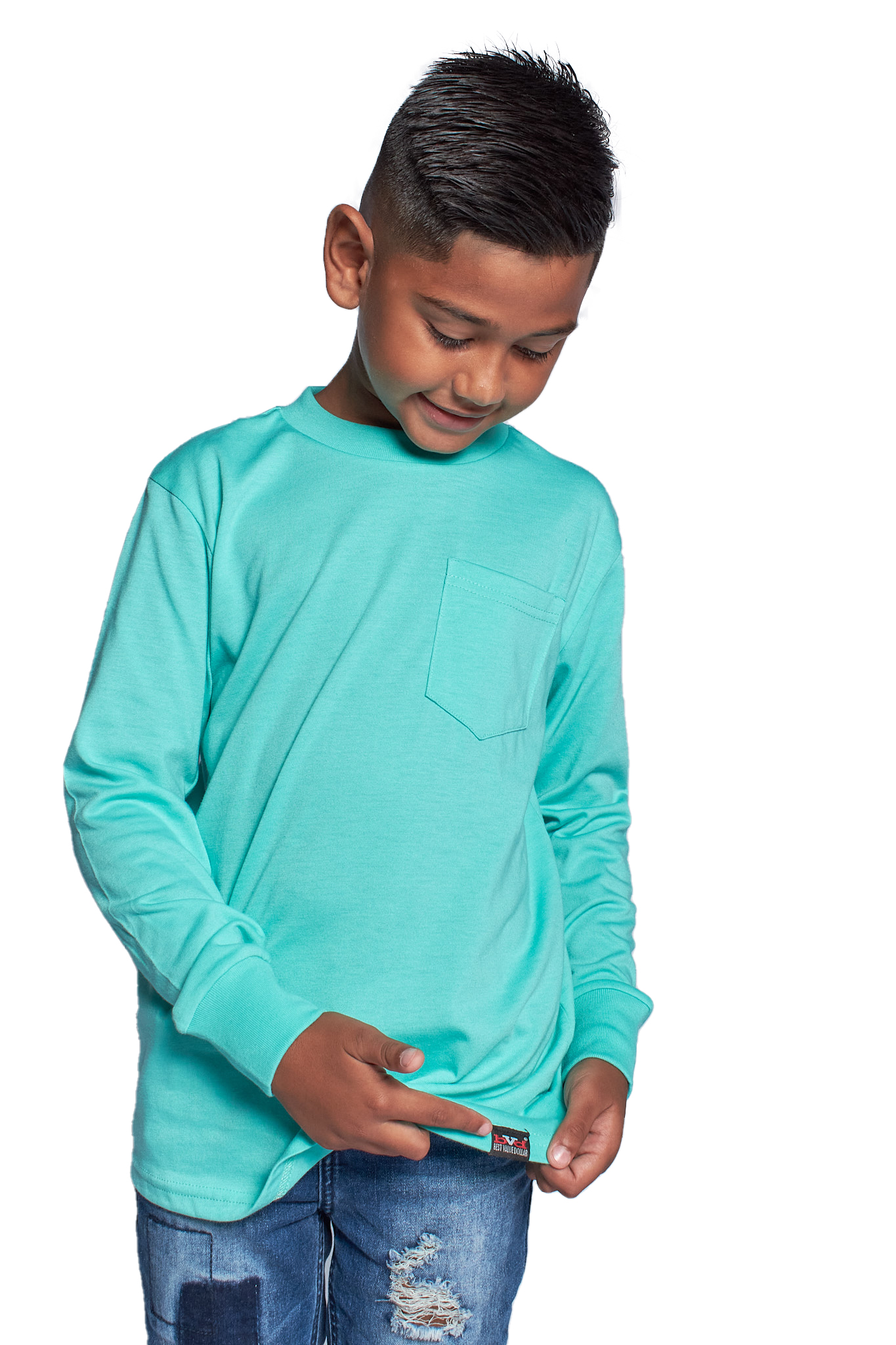 Bevæger sig dygtige sundhed Classic Pocket-T Kids Long Sleeve – BVD T-Shirt Store